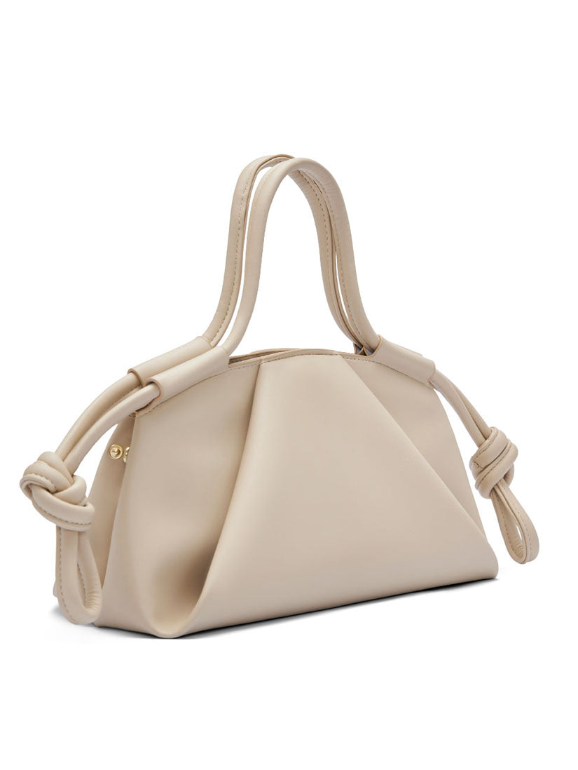 Beige Dumpling Bag