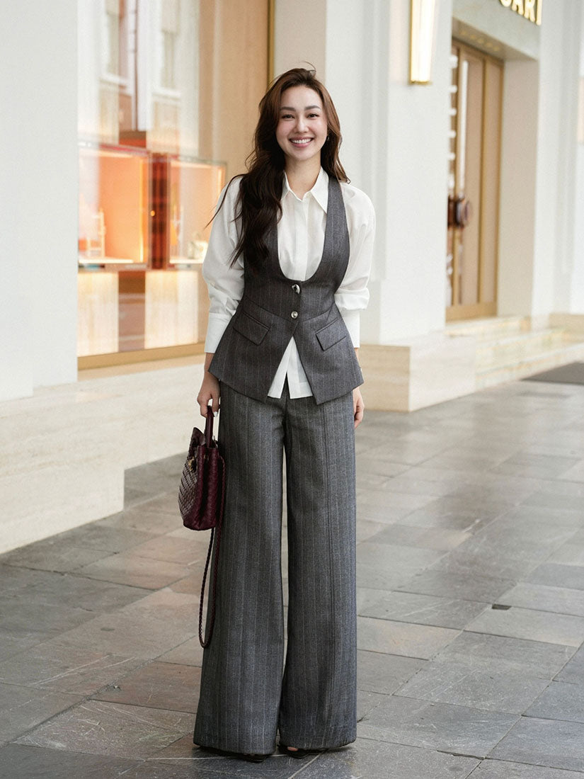 Decorative Button Waistcoat