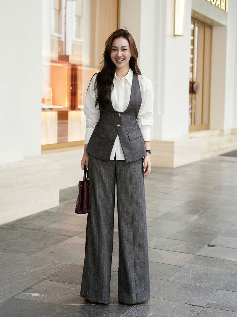 Decorative Button Waistcoat