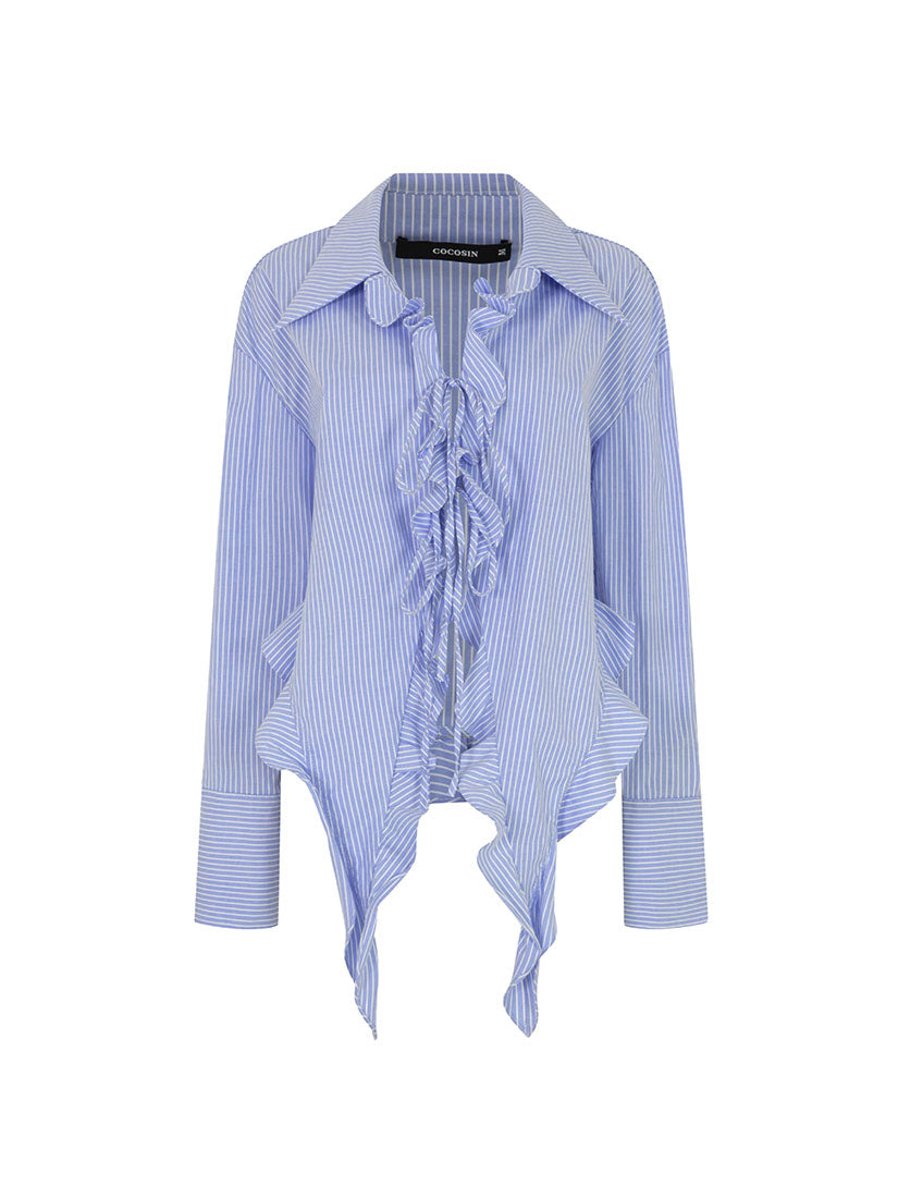 Blue Stripe Chirping Shirt