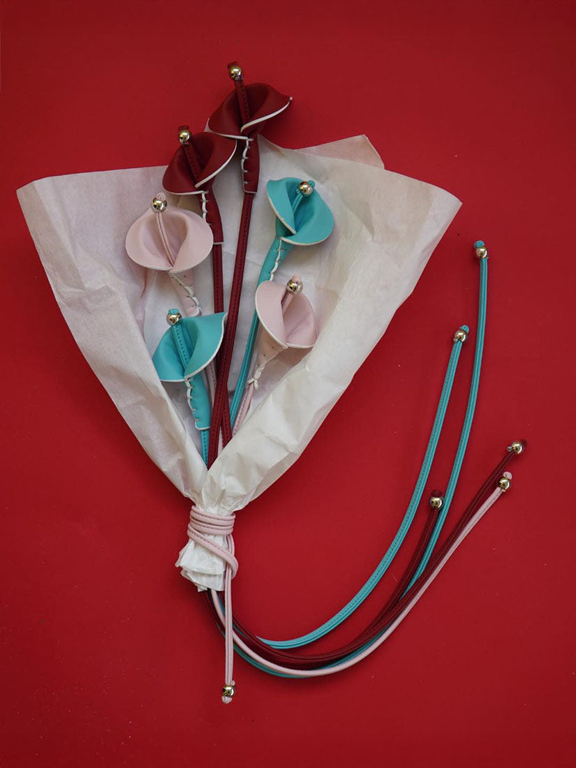 Turquoise Anthurium Charm