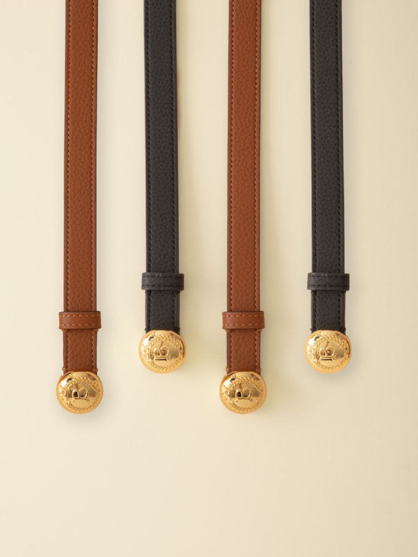 Golden Buckle Belt(2 Colours)