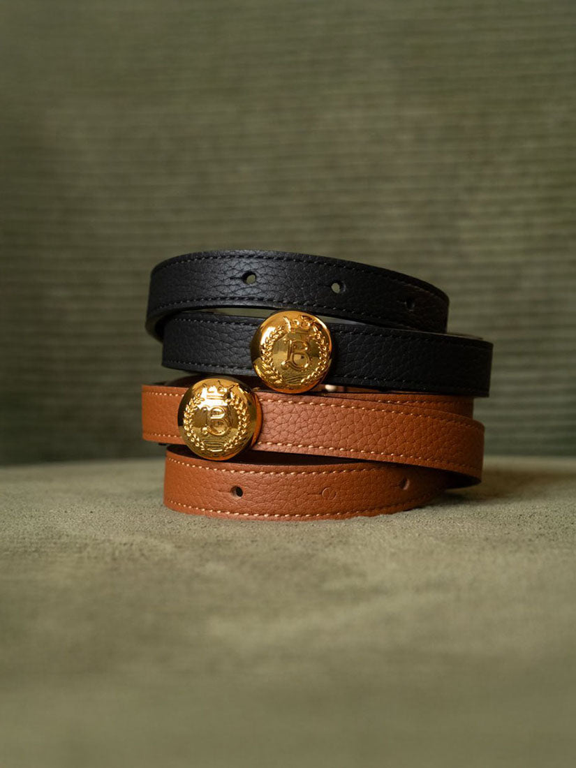 Golden Buckle Belt(2 Colours)