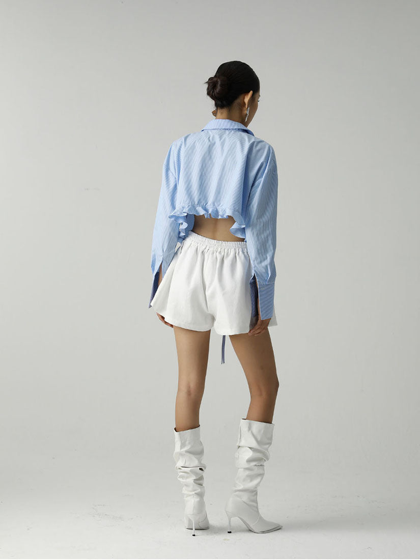 Blue Stripe Chirping Shirt