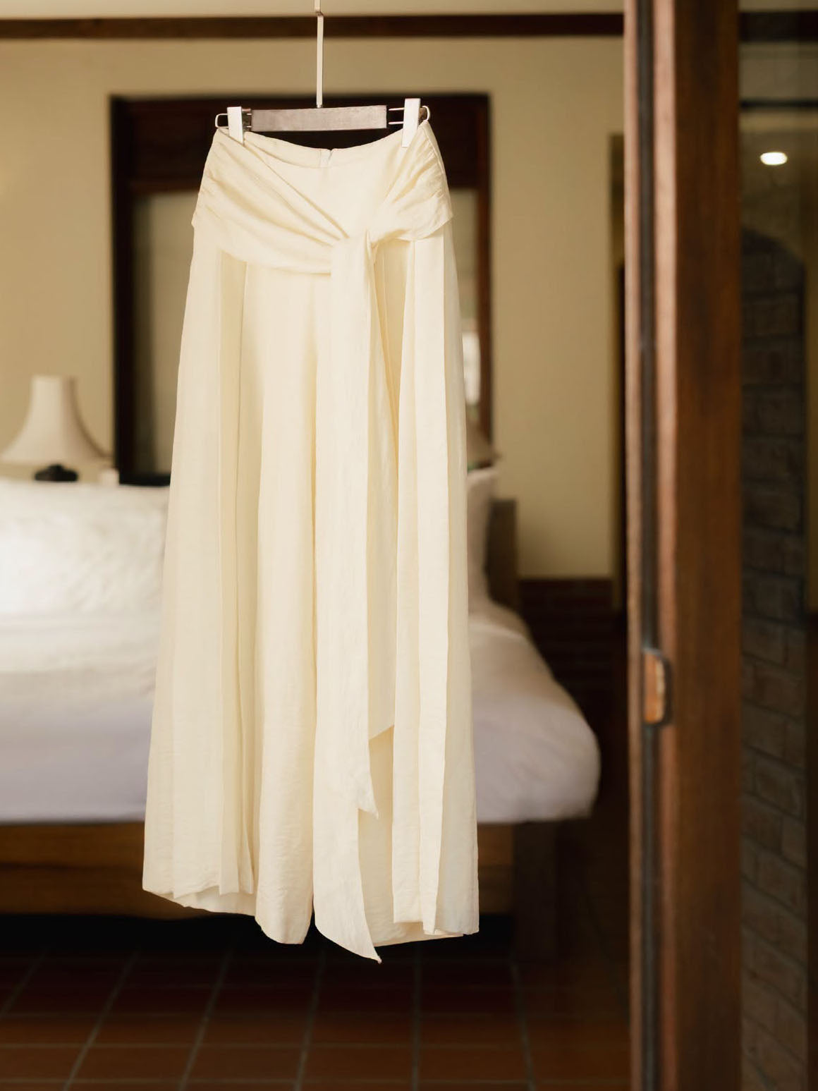 Scarf Waist Pleated Culottes