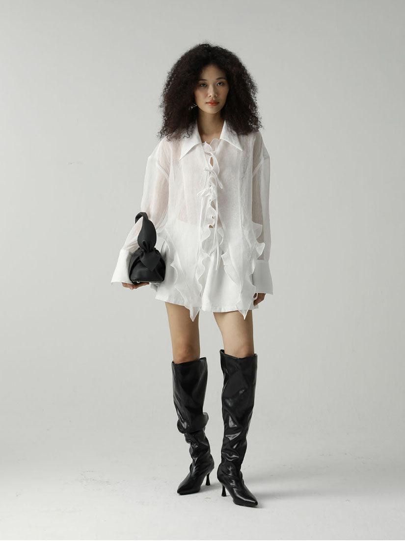 White Chirping Shirt