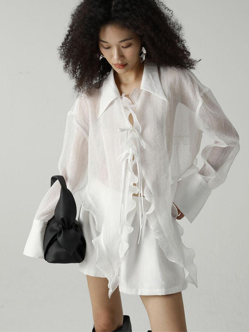 White Chirping Shirt