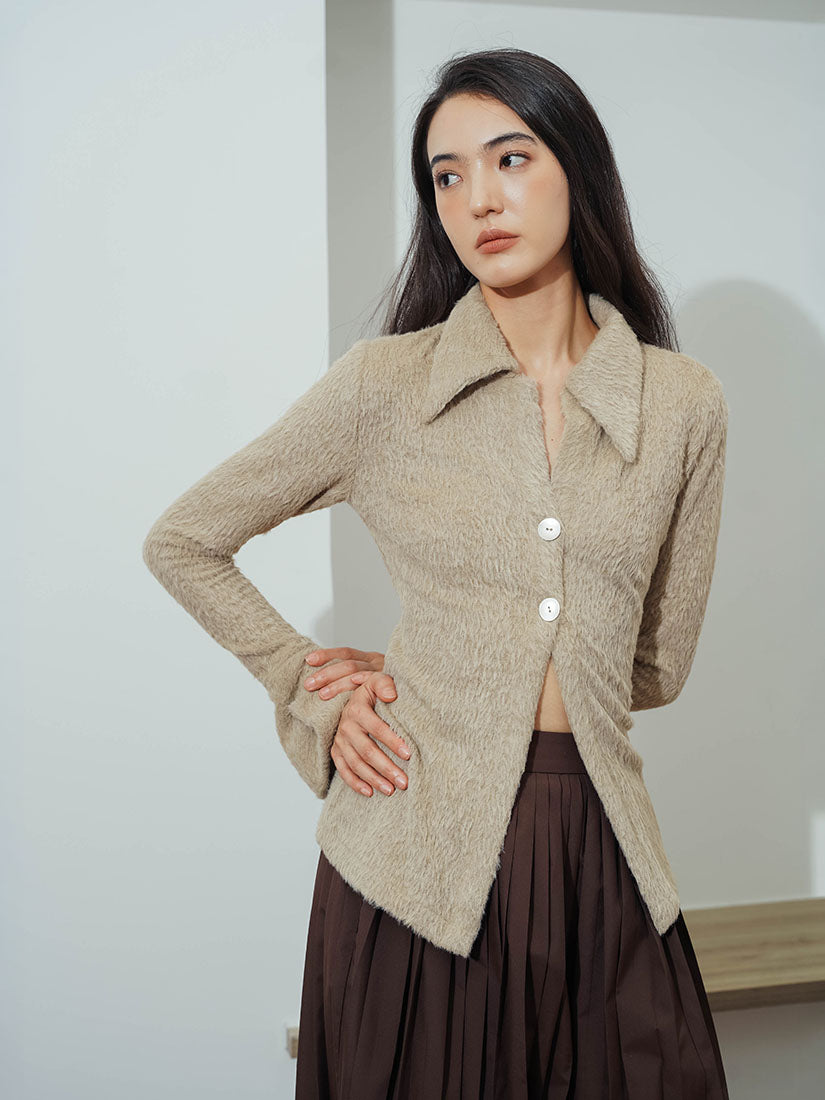 Hane Collared Cardigan