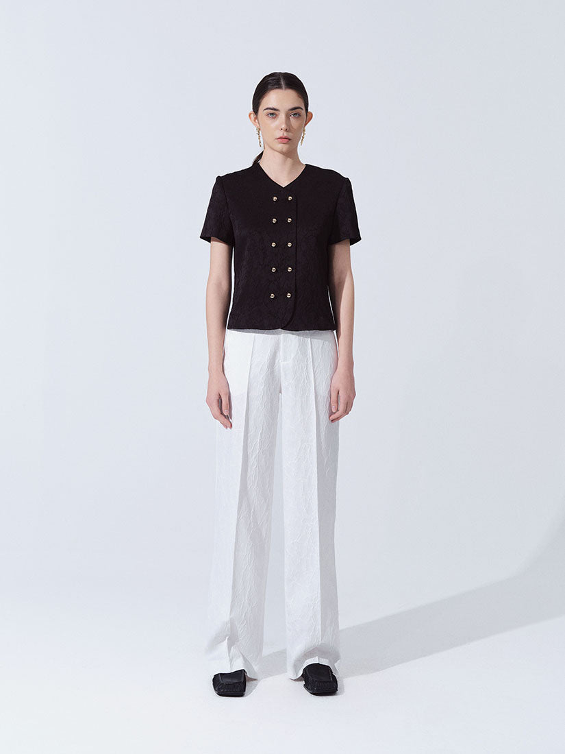 White Elena Trousers