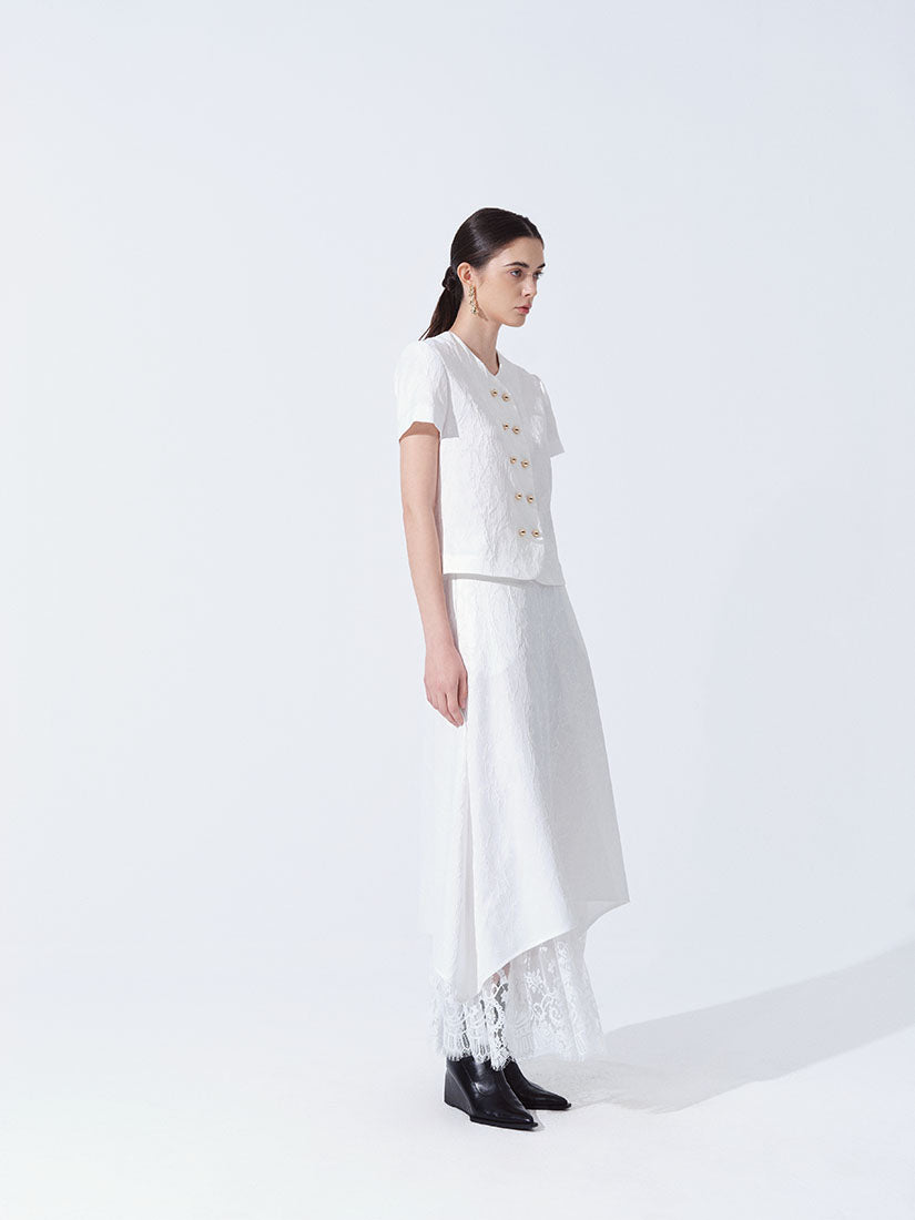 White Elena Skirt