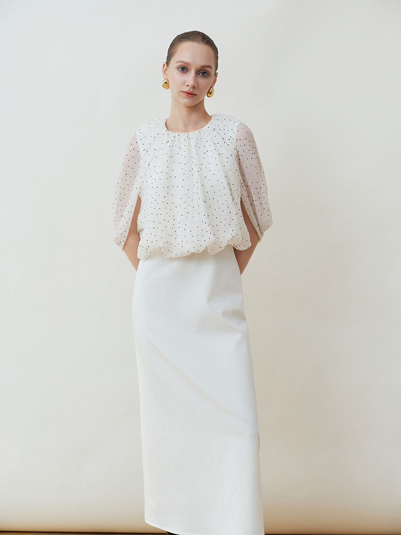 White Tulipa Dress