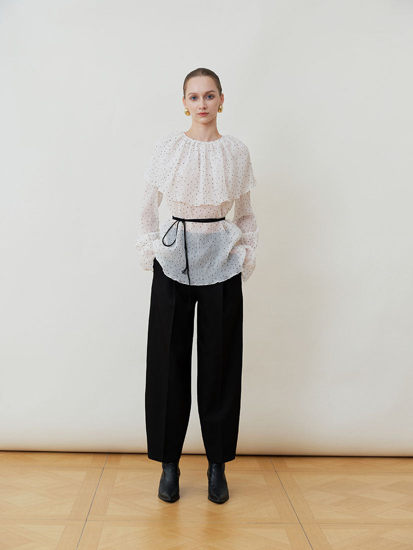 Black Delaney Trousers