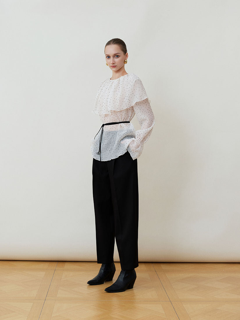 Black Delaney Trousers