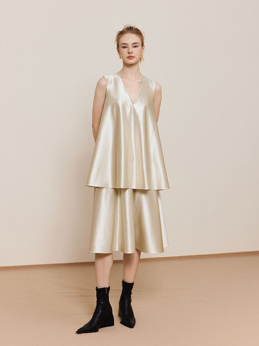 Dixon Skirt - Champagne