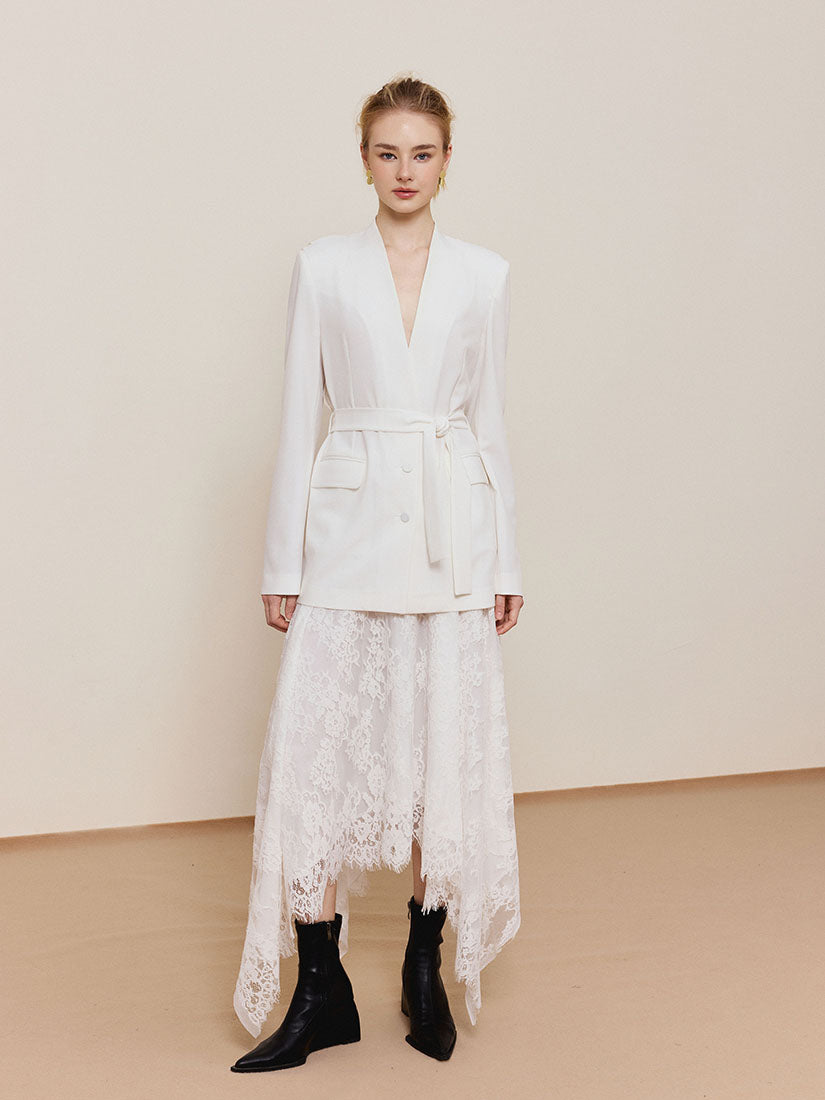 Adelynn Blazer - White
