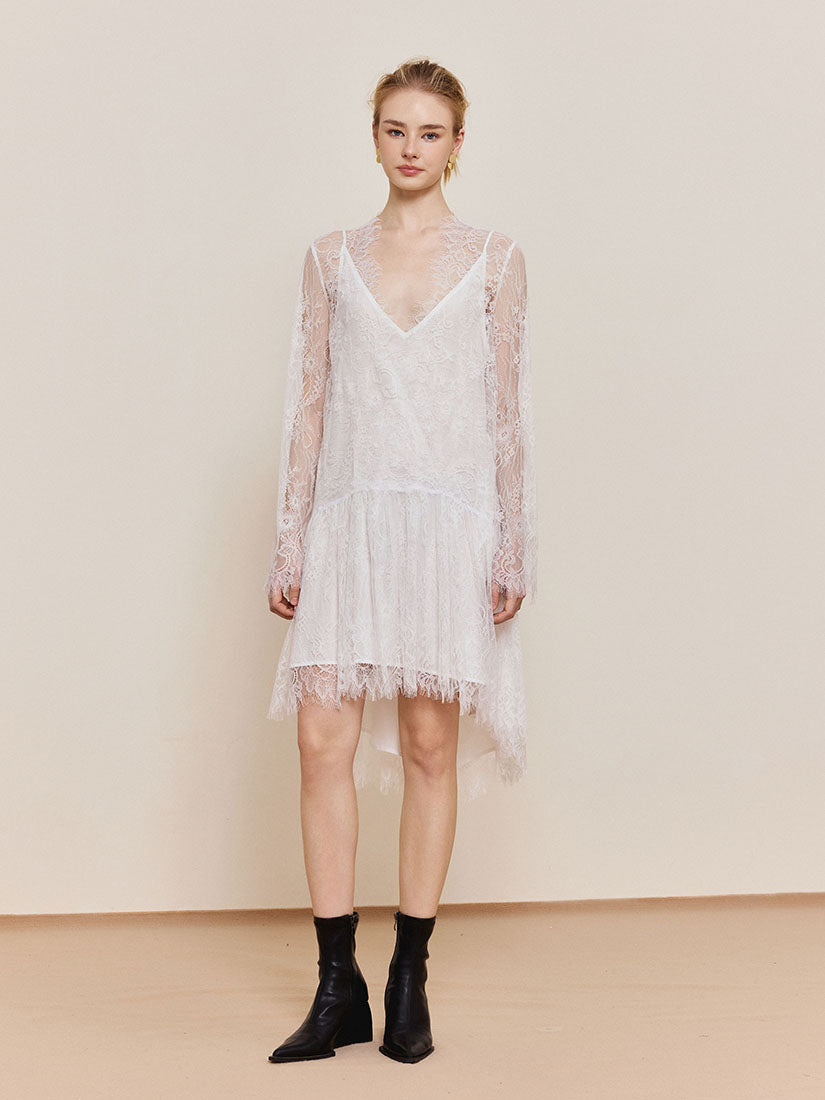 Celina Dress - White