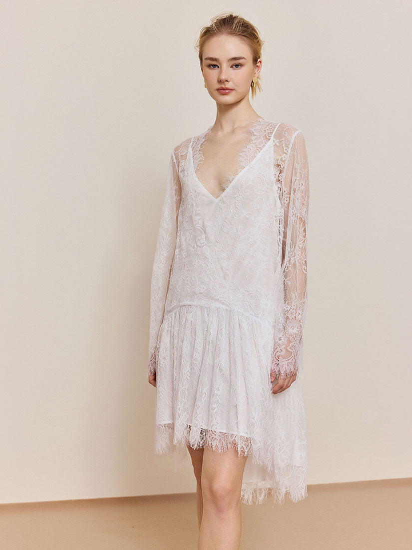 Celina Dress - White