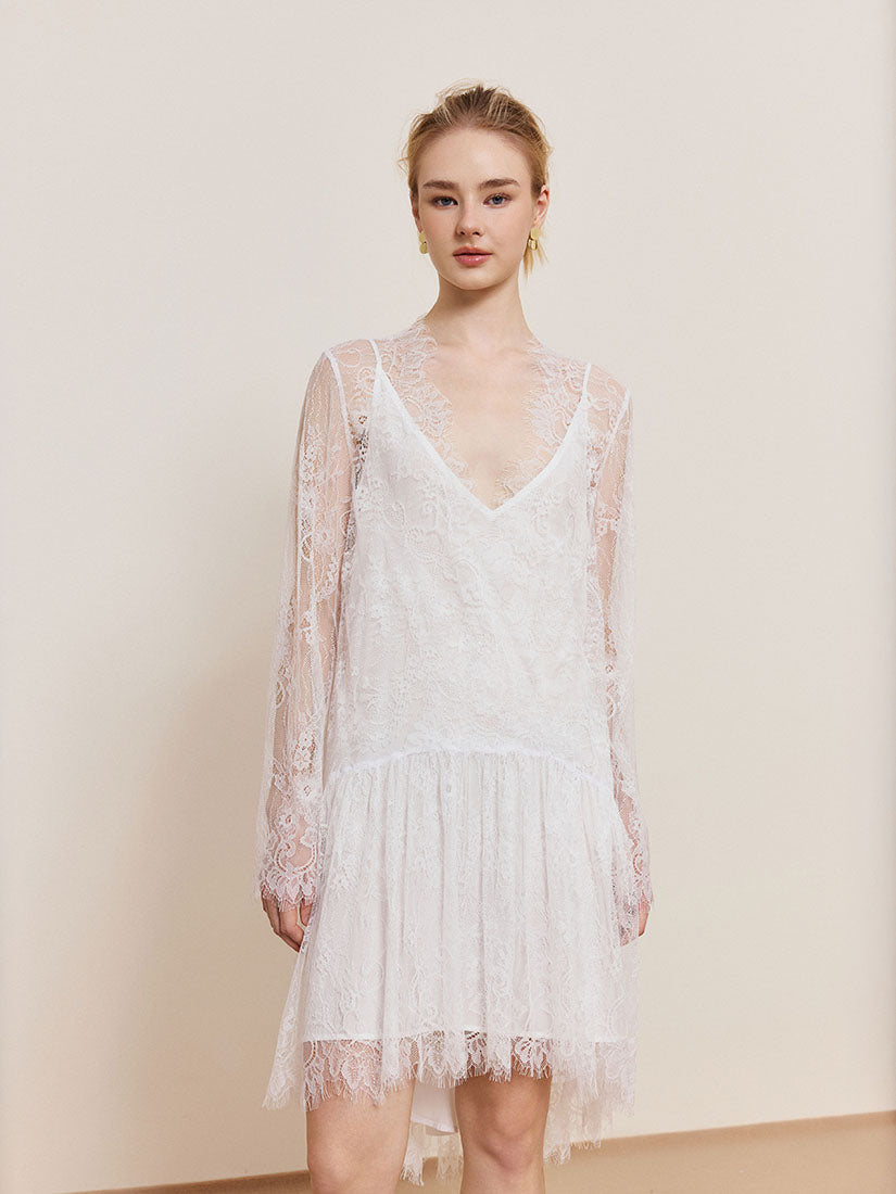 Celina Dress - White