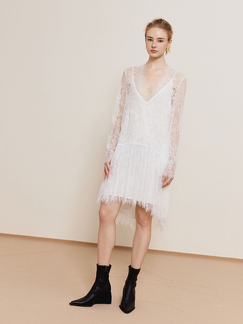 Celina Dress - White