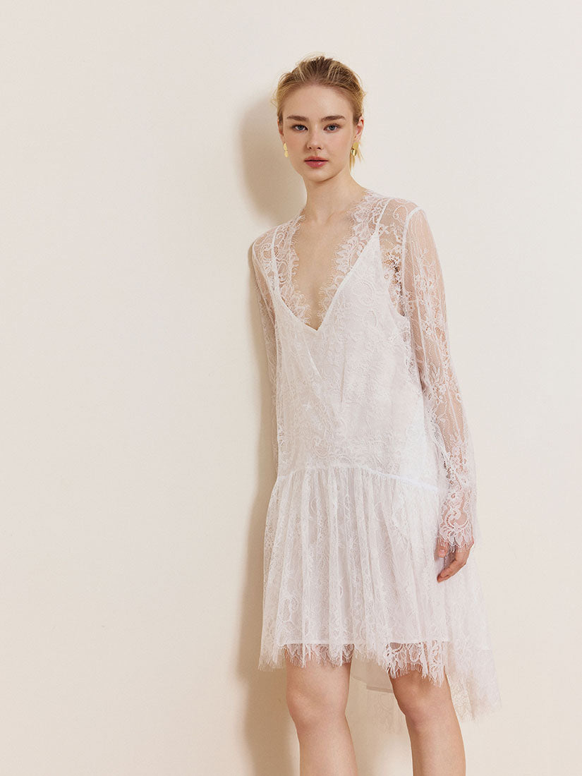 Celina Dress - White