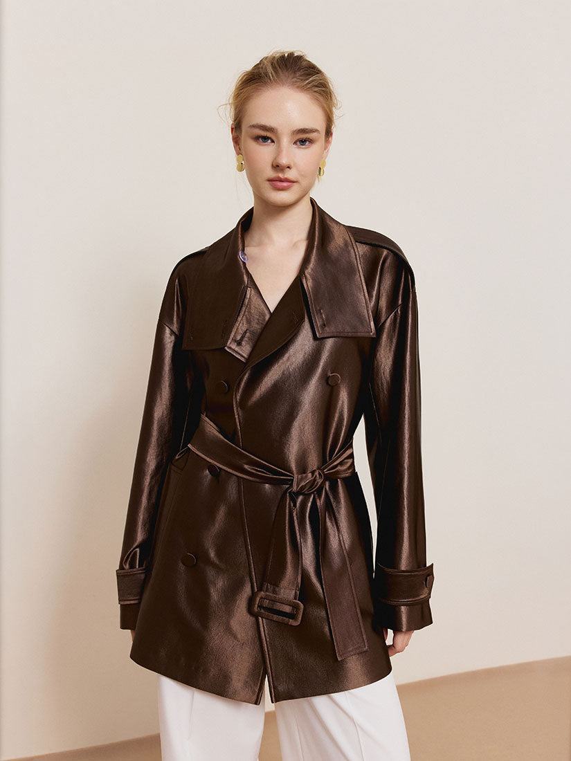 Henderson Trench Coat - Brown