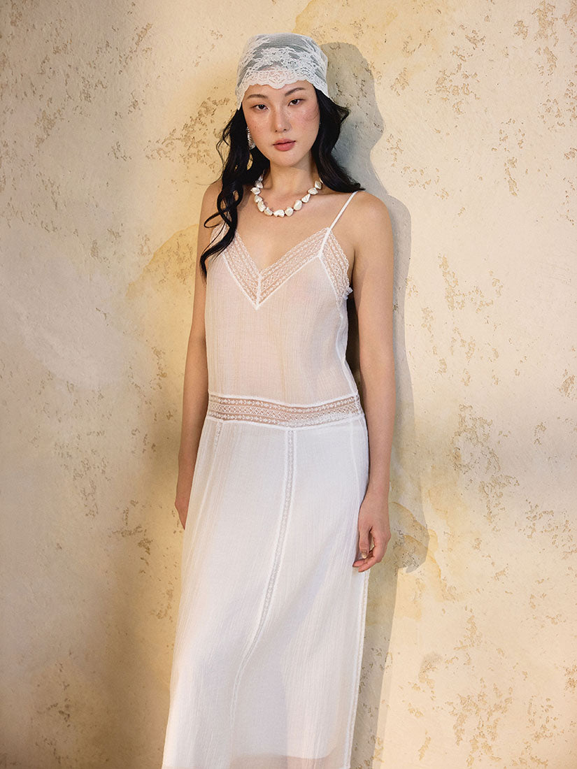 Wilhelm Dress - White