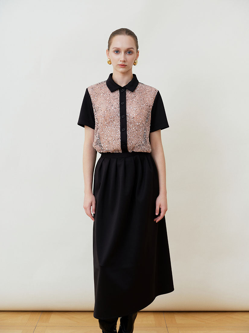 Black Pauline Skirt
