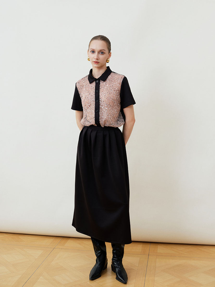 Black Pauline Skirt