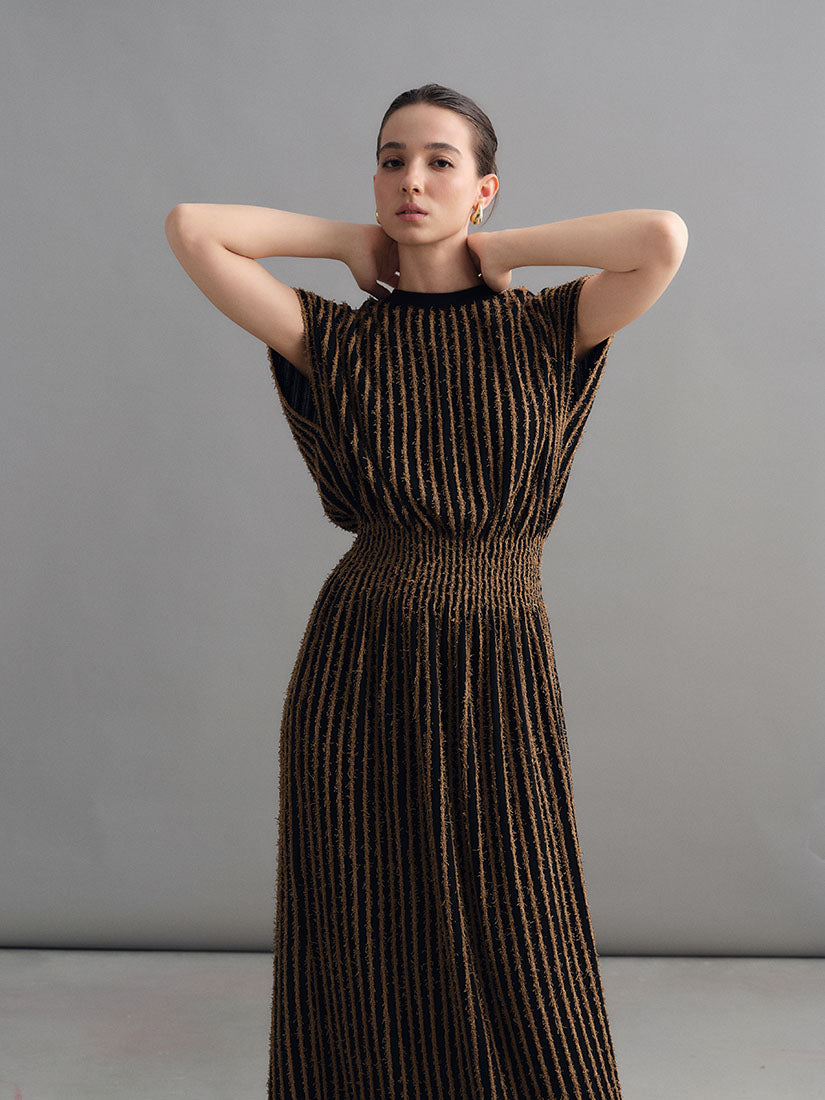 Brown Emberly Dress