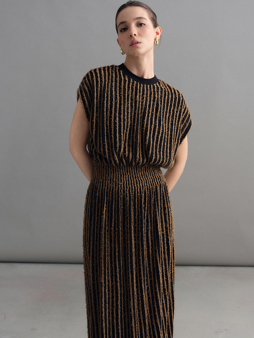 Brown Emberly Dress