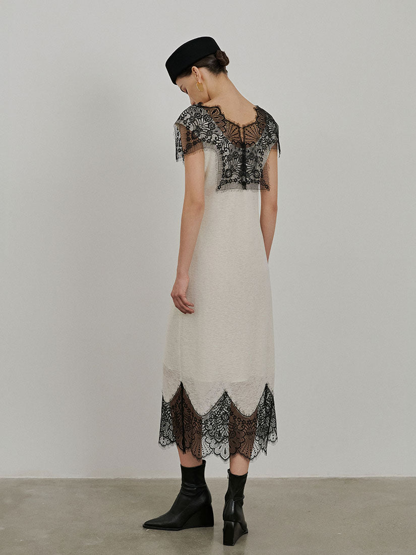 Beige Vivienne Dress