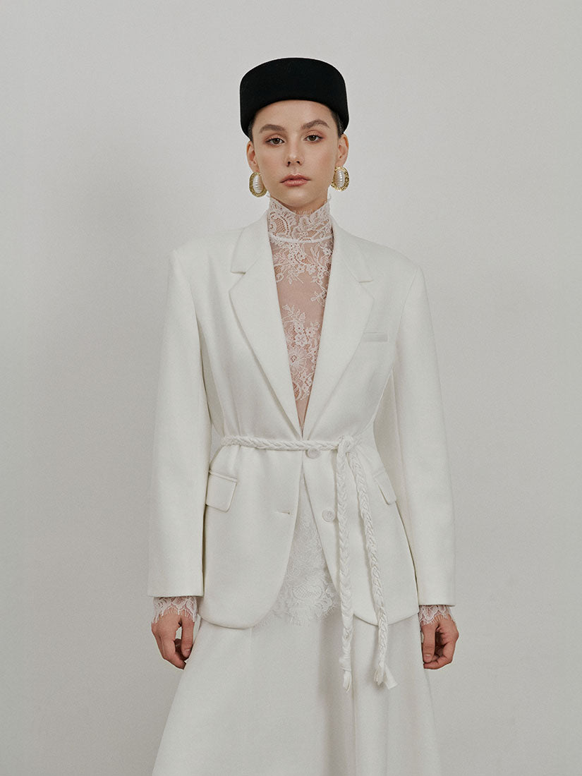 White Chloe Blazer