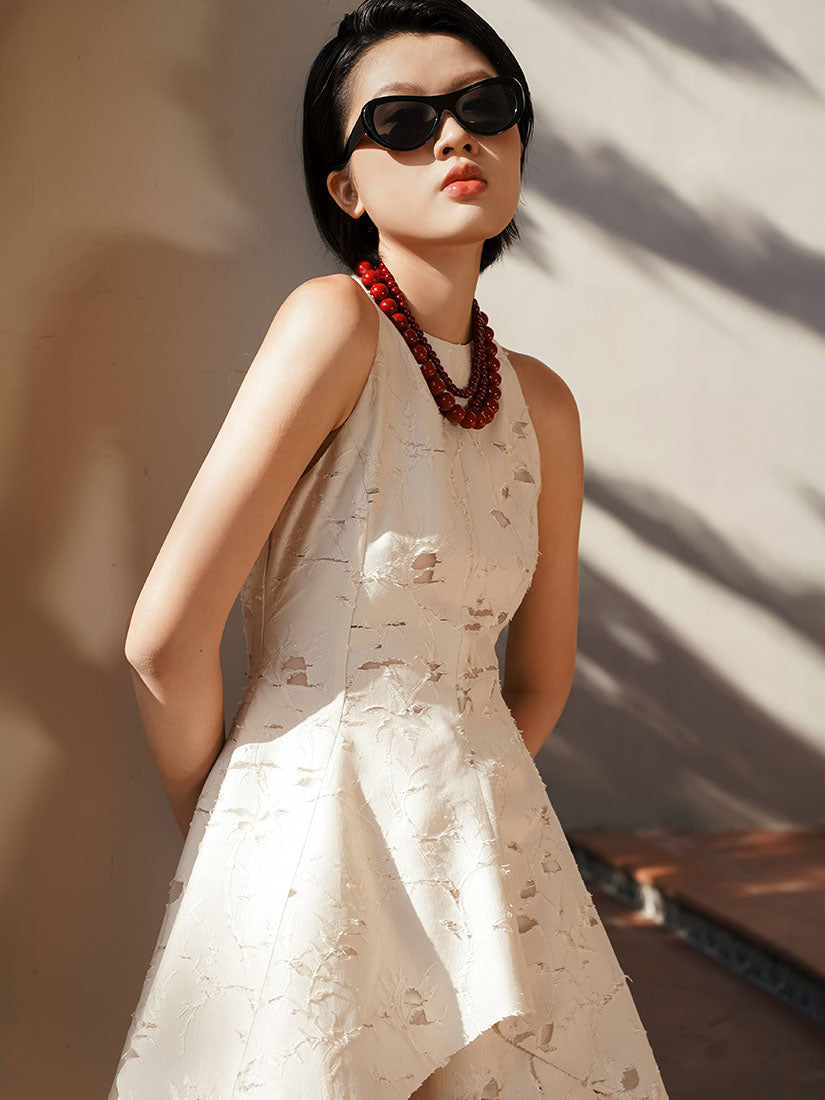 Distressed Handkerchief Hem Vest Top
