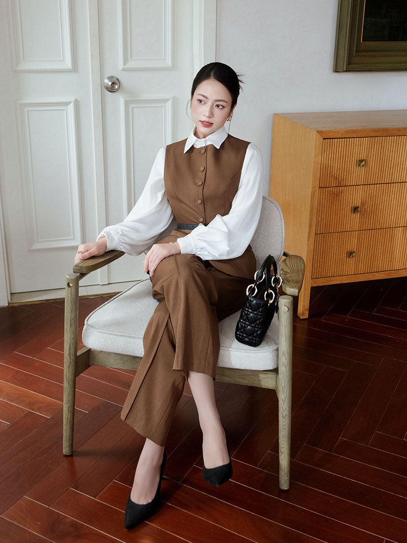 Round Neck Waistcoat