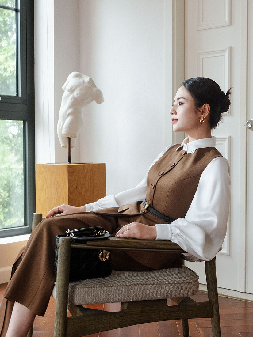 Round Neck Waistcoat