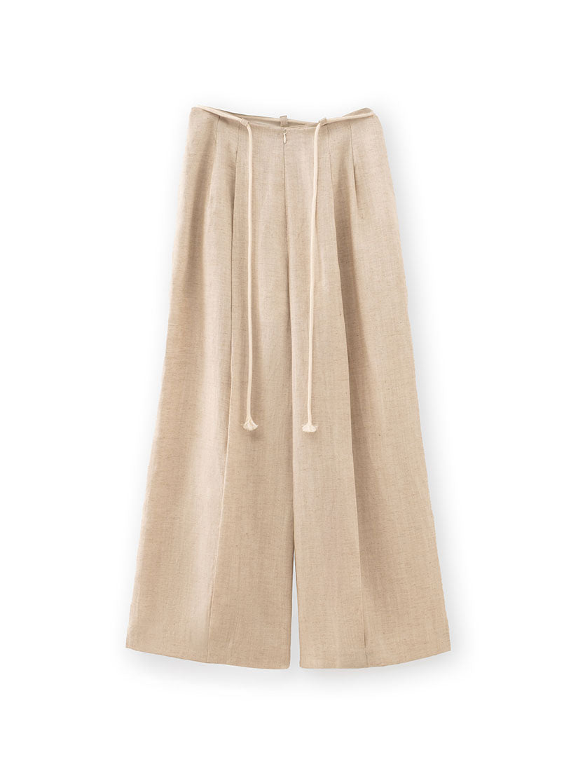 Wide Leg Linen Pants