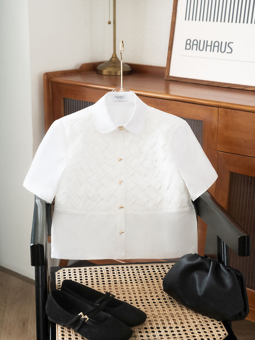 Croissant Crop Shirt