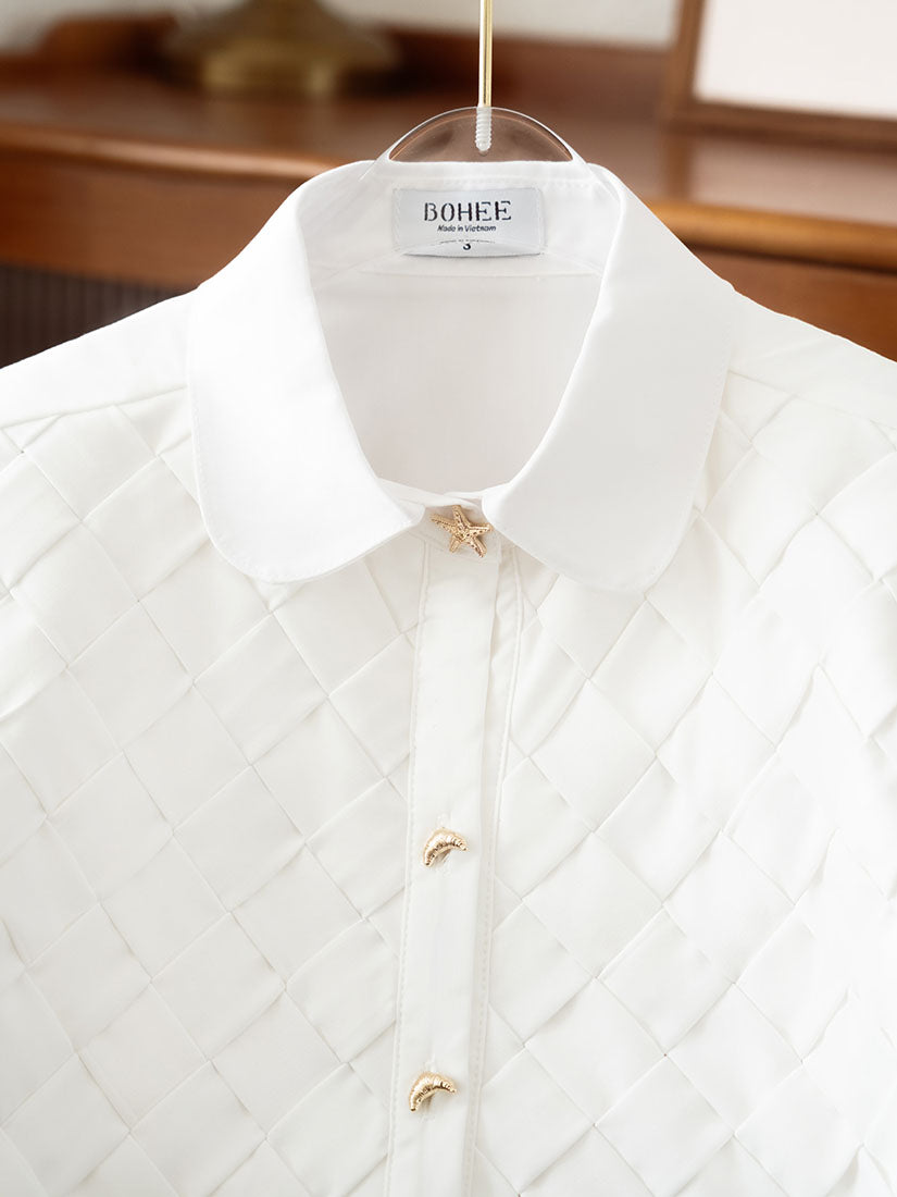 Croissant Crop Shirt