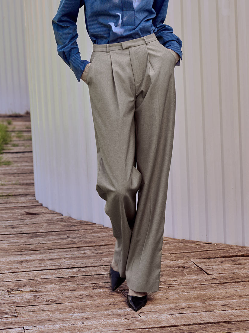 Smoke Grey Axis Pants