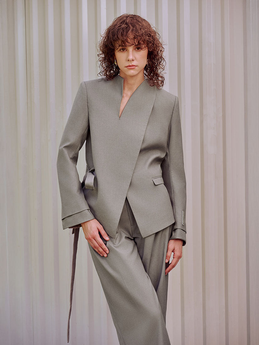 Smoke Grey Unbound Blazer