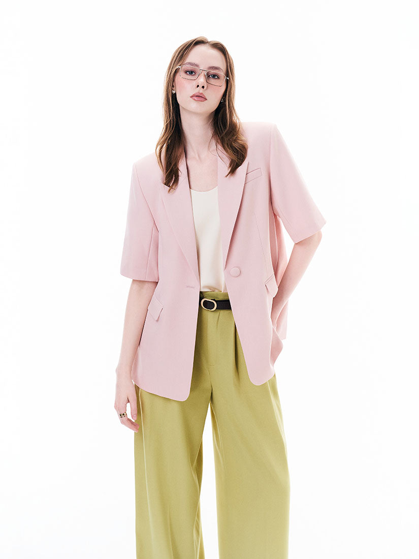 Marshmallow Pink Jena Blazer