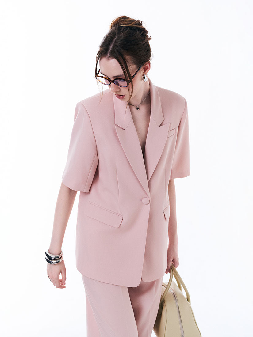 Marshmallow Pink Jena Blazer