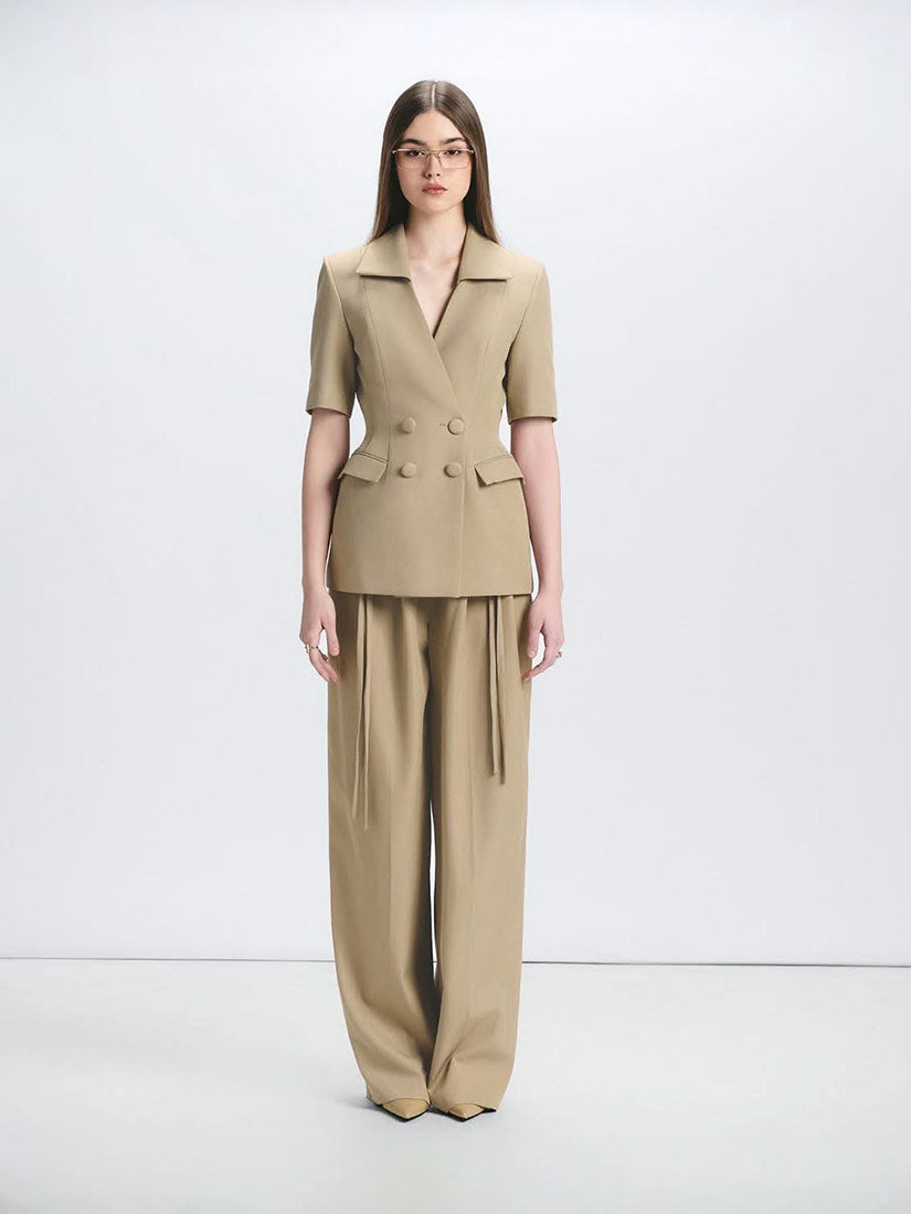 Beige Mega Pants