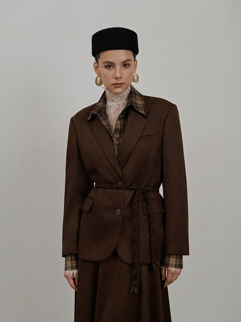 Brown Chloe Blazer
