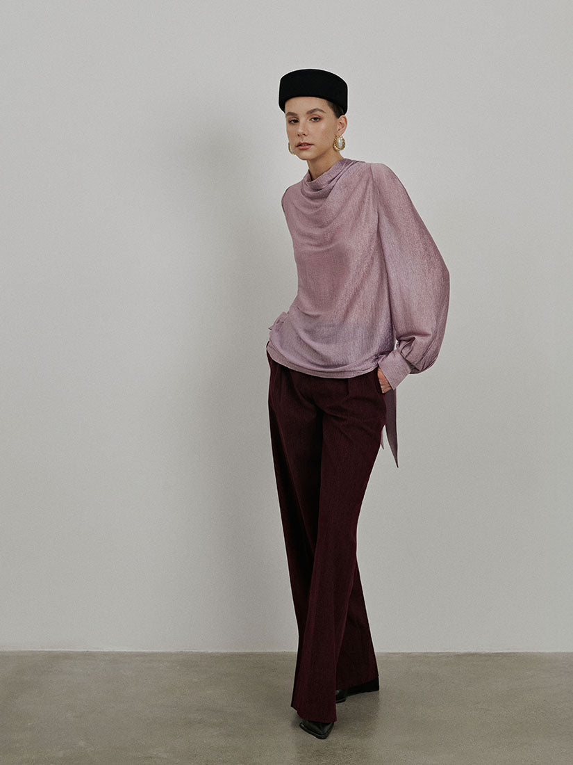 Burgundy Vivienne Trousers