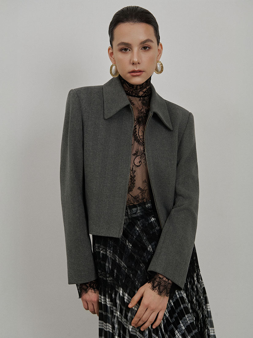 Black Maisie Lace Top