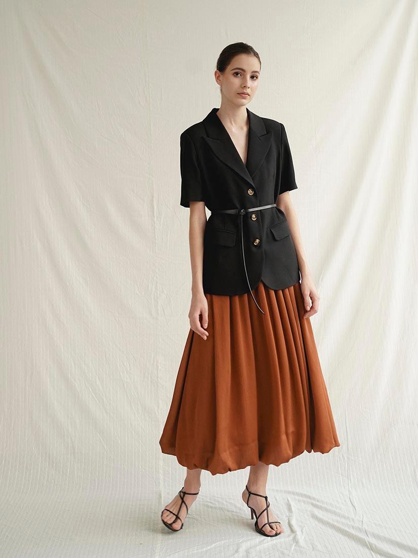 Brown Heidi Skirt - :BE/NOTABLE/