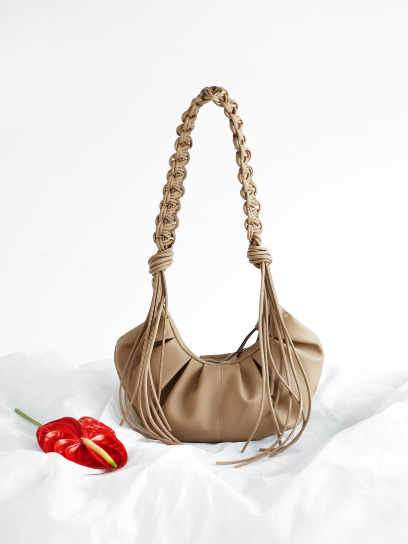 Latte Seashell Bag