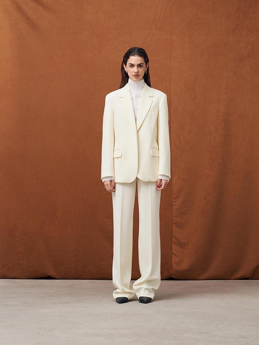 Cream Presley Trousers - :BE/NOTABLE/