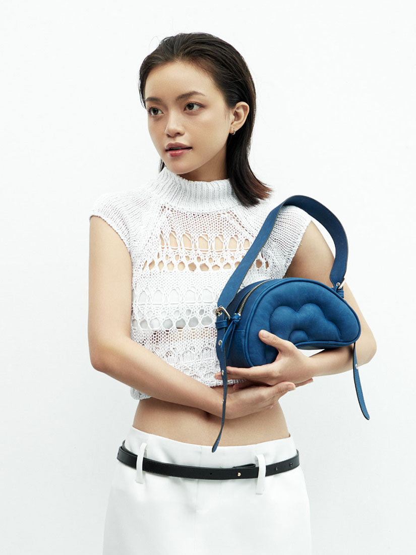 Blue Bean Flower Bag